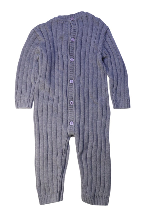 A Grey Long Sleeve Rompers from Dirk Bikkembergs in size 6-12M for boy. (Back View)