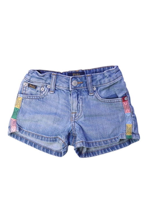 A Blue Shorts from Polo Ralph Lauren in size 5T for girl. (Front View)
