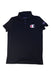 A Navy Short Sleeve Polos from Champion in size 10Y for boy. (Front View)
