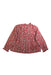 A Red Long Sleeve Shirts from Cyrillus in size 6T for girl. (Back View)