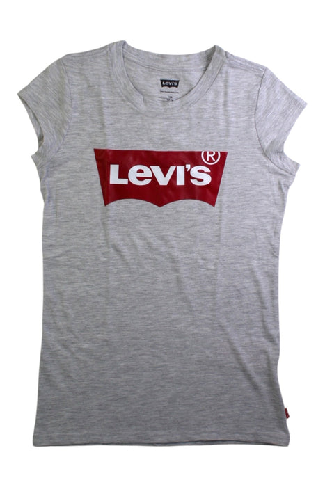 A Grey Short Sleeve T Shirts from Levi's in size 10Y for girl. (Front View)