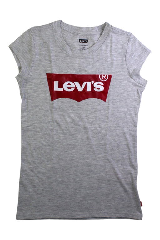 A Grey Short Sleeve T Shirts from Levi's in size 10Y for girl. (Front View)