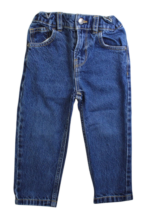 A Blue Jeans from Petit Bateau in size 3T for boy. (Front View)