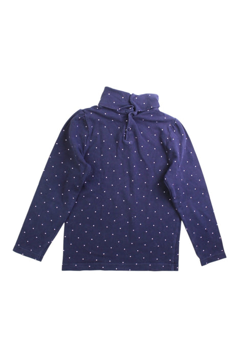 A Navy Long Sleeve Tops from Jacadi in size 4T for girl. (Back View)