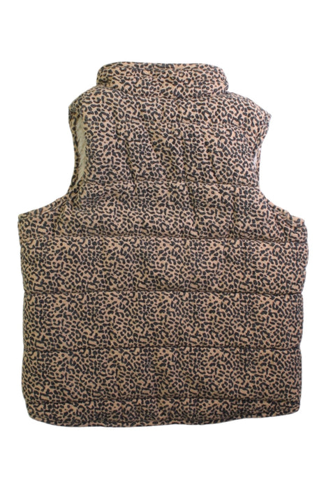 A Beige Outerwear Vests from Seed in size 4T for girl. (Back View)