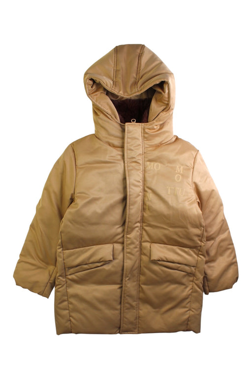 A Beige Puffer/Quilted Coats & Outerwear from Momonittu in size 8Y for neutral. (Front View)