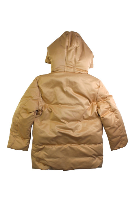 A Beige Puffer/Quilted Coats & Outerwear from Momonittu in size 8Y for neutral. (Back View)