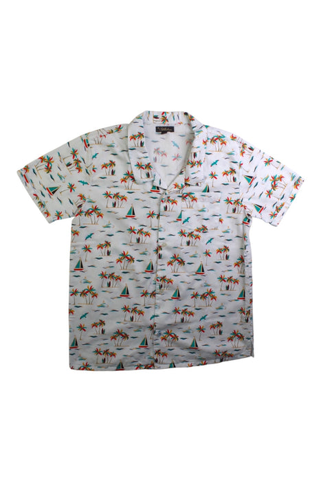 A White Long Sleeve Shirts from Velveteen in size 12Y for boy. (Front View)