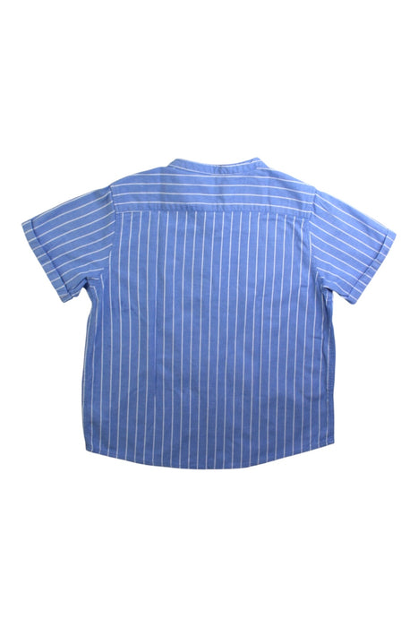 A Blue Short Sleeve Shirts from Paulina Katarina in size 8Y for boy. (Back View)