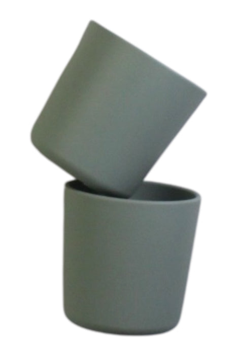 A Grey Utensils & Containers from Mushie in size 6-12M for neutral. (Back View)