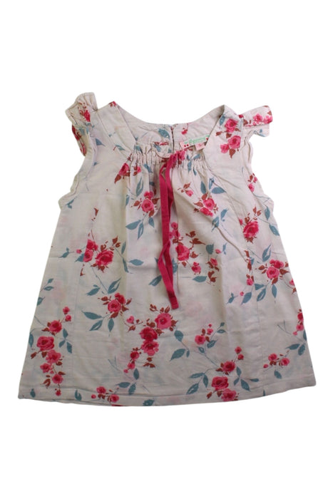 A Pink Sleeveless Tops from Bonpoint in size 5T for girl. (Front View)