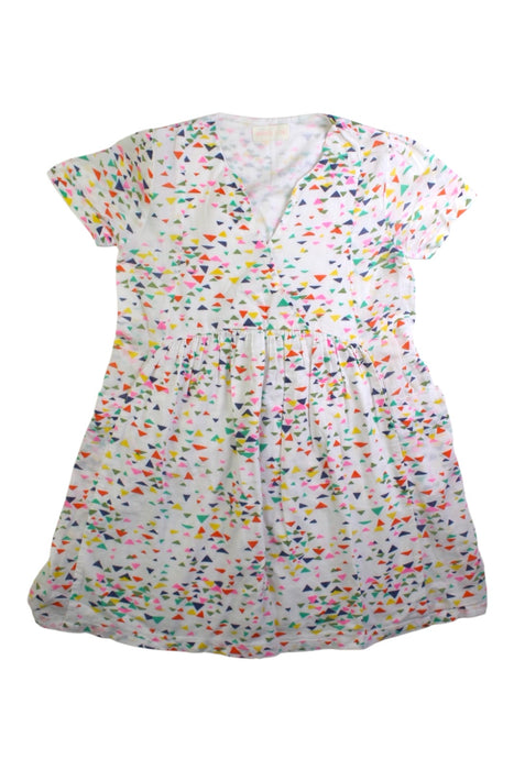 A Multicolour Short Sleeve Dresses from Simple Kids in size 8Y for girl. (Front View)
