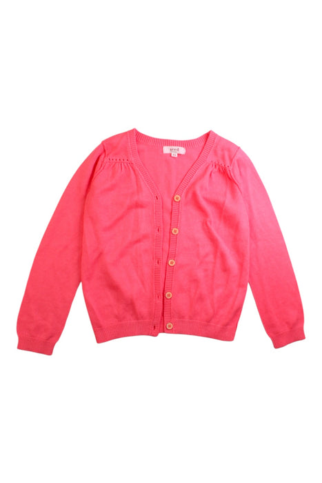 A Pink Cardigans from Seed in size 4T for girl. (Front View)