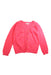 A Pink Cardigans from Seed in size 4T for girl. (Front View)