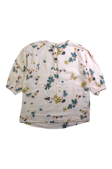 A Multicolour Long Sleeve Dresses from Petit Bateau in size 5T for girl. (Front View)