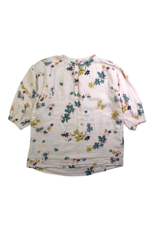A Multicolour Long Sleeve Dresses from Petit Bateau in size 5T for girl. (Front View)