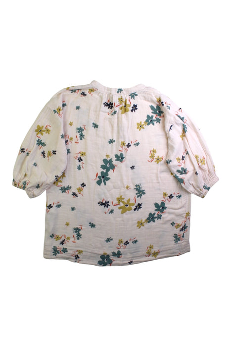 A Multicolour Long Sleeve Dresses from Petit Bateau in size 5T for girl. (Back View)