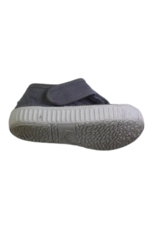 A Blue Slip Ons from Victoria in size 12-18M for boy. (Front View)