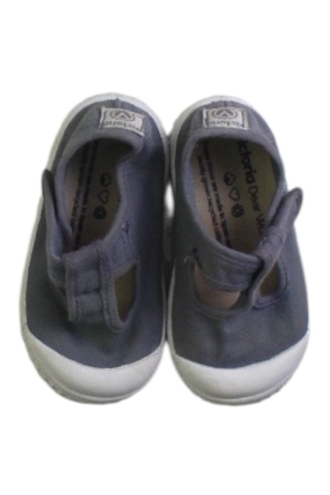 A Blue Slip Ons from Victoria in size 12-18M for boy. (Back View)