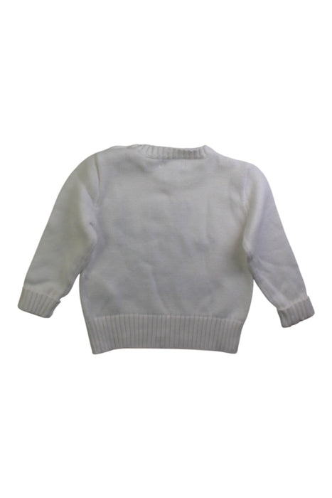 A White Knit Sweaters from Ralph Lauren in size 6-12M for boy. (Back View)