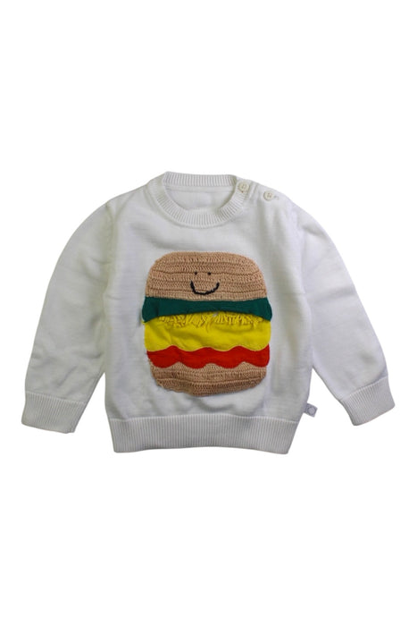 A White Knit Sweaters from Stella McCartney in size 12-18M for neutral. (Front View)