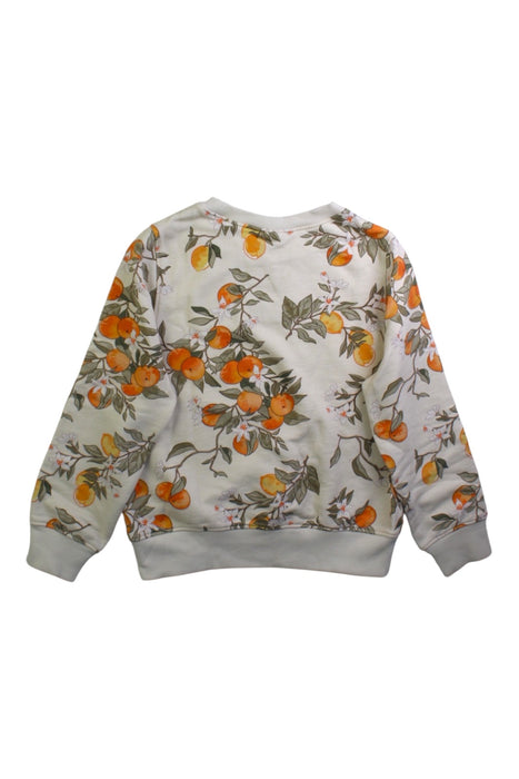 A White Crewneck Sweatshirts from Kith in size 4T for girl. (Back View)