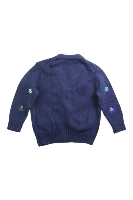 A Navy Cardigans from Ralph Lauren in size 2T for boy. (Back View)