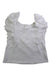 A White Sleeveless Tops from Chloe in size 6-12M for girl. (Front View)