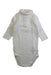 A White Long Sleeve Bodysuits from Bonpoint in size 6-12M for neutral. (Front View)