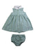 A Blue Dress Sets from Ralph Lauren in size 3-6M for girl. (Front View)