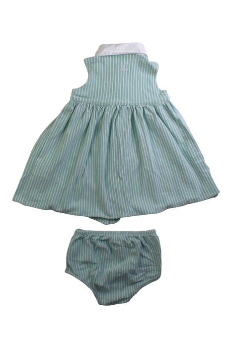 A Blue Dress Sets from Ralph Lauren in size 3-6M for girl. (Back View)
