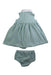 A Blue Dress Sets from Ralph Lauren in size 3-6M for girl. (Back View)