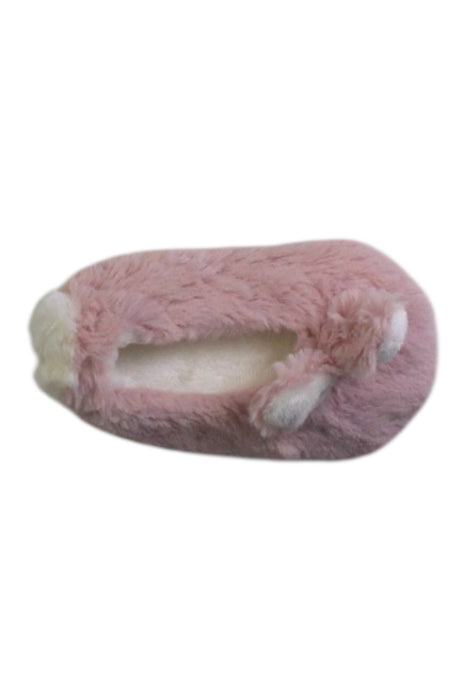 A Pink Slippers from Jamie Kay in size 12-18M for girl. (Front View)