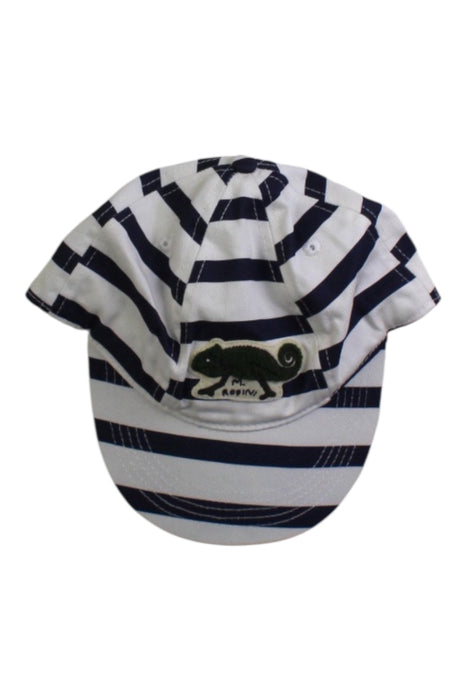 A Navy Caps from Mini Rodini in size 6T for boy. (Front View)