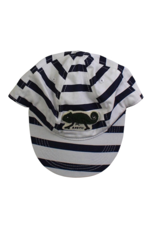 A Navy Caps from Mini Rodini in size 6T for boy. (Front View)