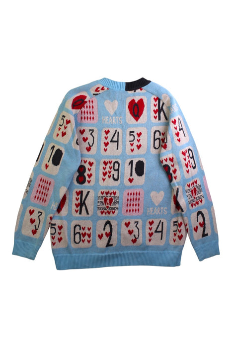 A Blue Cardigans from Beau Loves in size 6T for boy. (Back View)