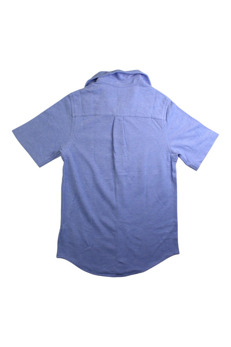 A Blue Short Sleeve Shirts from Polo Ralph Lauren in size 8Y for boy. (Back View)