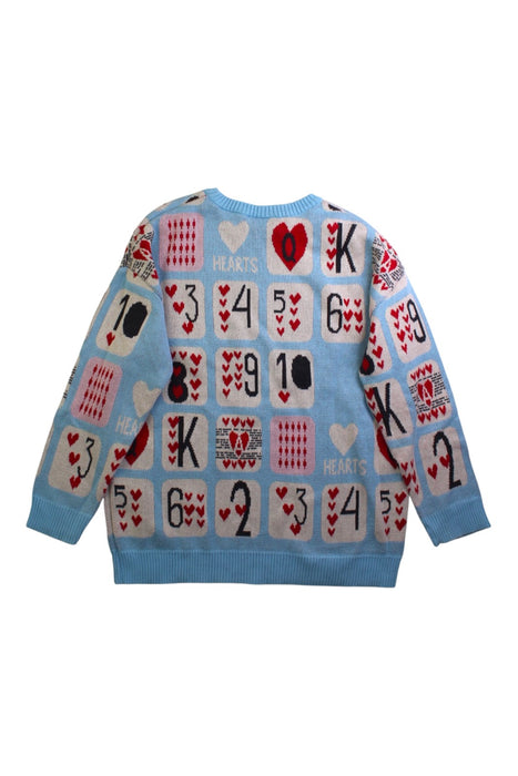 A Blue Crewneck Sweatshirts from Beau Loves in size 6T for boy. (Back View)