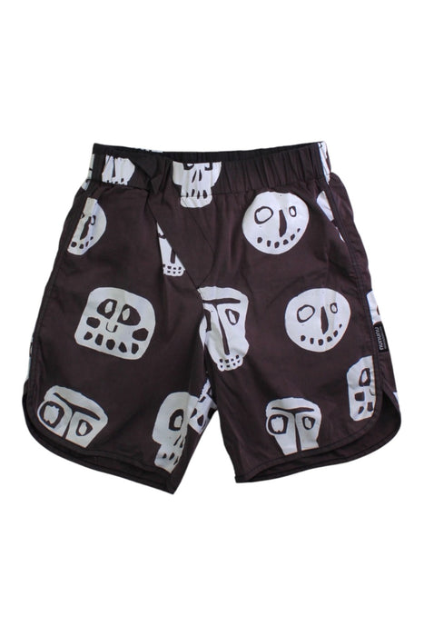 A Black Swim Shorts from Nununu in size 6T for boy. (Front View)