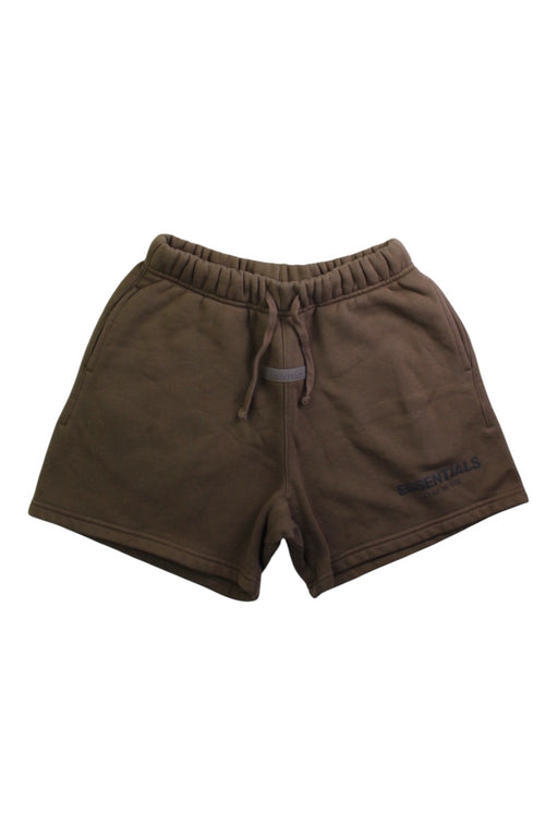 A Brown Shorts from Fear of God Essentials in size 8Y for boy. (Front View)