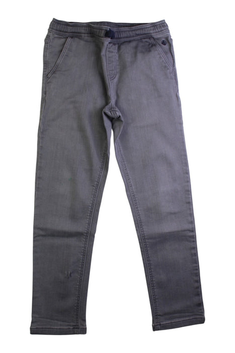 A Grey Jeggings from Petit Bateau in size 8Y for boy. (Front View)