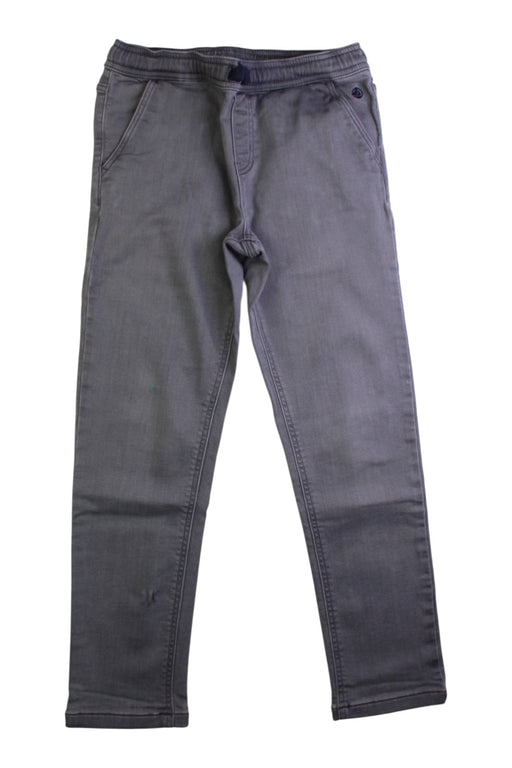 A Grey Jeggings from Petit Bateau in size 8Y for boy. (Front View)