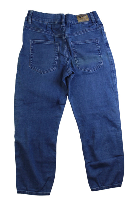 A Blue Jeans from Petit Bateau in size 8Y for boy. (Back View)