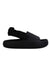 A Black Sandals from Adidas in size 12Y for boy. (Front View)