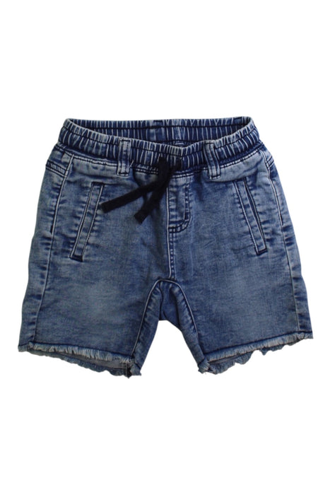 A Blue Shorts from Seed in size 5T for boy. (Front View)