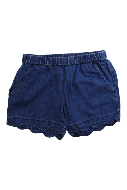 A Blue Shorts from Hanna Andersson in size 5T for girl. (Front View)