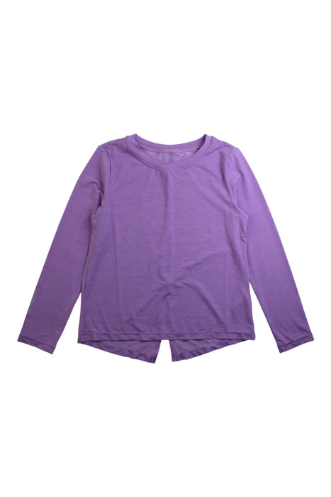A Purple Long Sleeve Tops from Moody Tiger in size 6T for girl. (Front View)