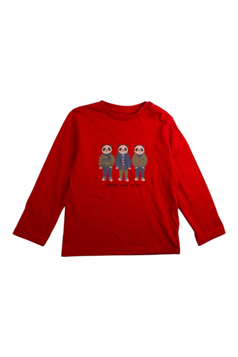 A Red Long Sleeve T Shirts from Mayoral in size 3T for boy. (Front View)