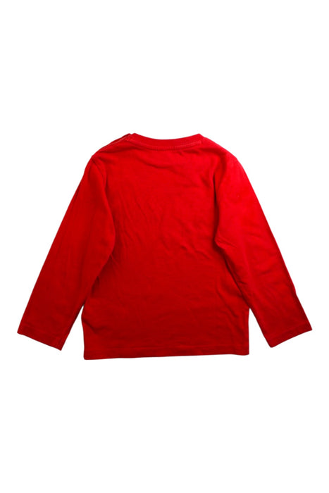 A Red Long Sleeve T Shirts from Mayoral in size 3T for boy. (Back View)