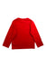A Red Long Sleeve T Shirts from Mayoral in size 3T for boy. (Back View)